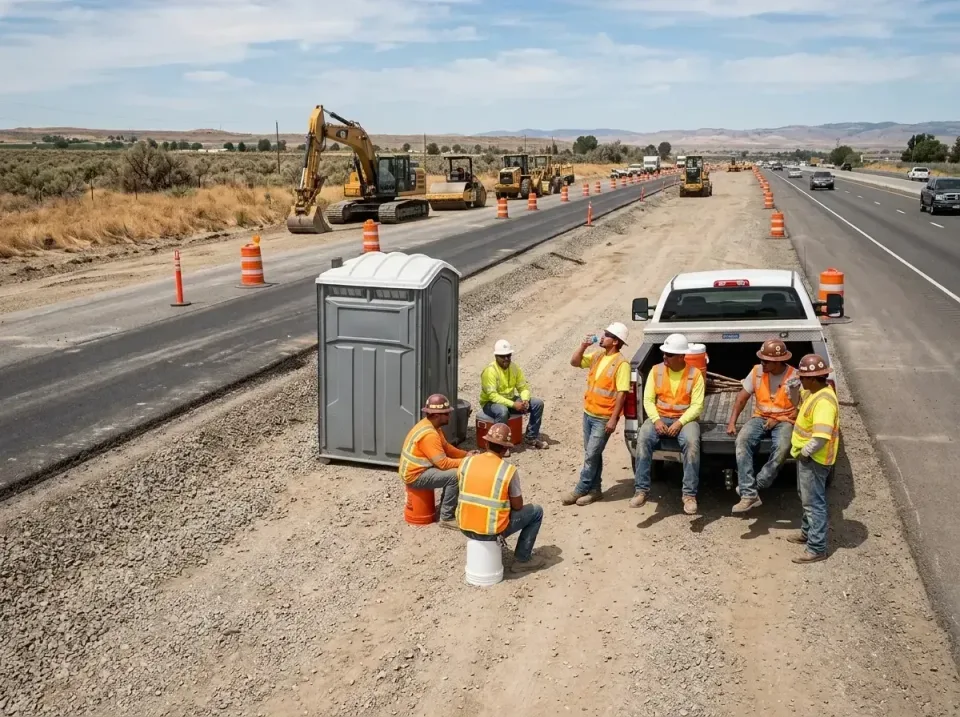 highway-road-construction-crew-007 — frequently asked questions, Porta Potty and Restroom Rentals in Gateway, FL